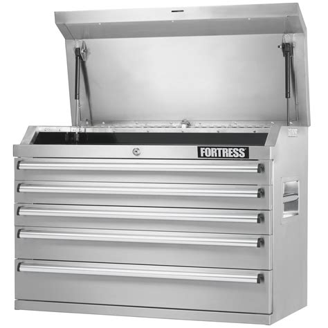 performax 48 5 drawer stainless steel tool cabinet|Tool Chests + Tool Cabinets .